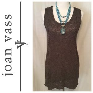 Like New ~ Joan Vass Sleeveless Tunic Sweater